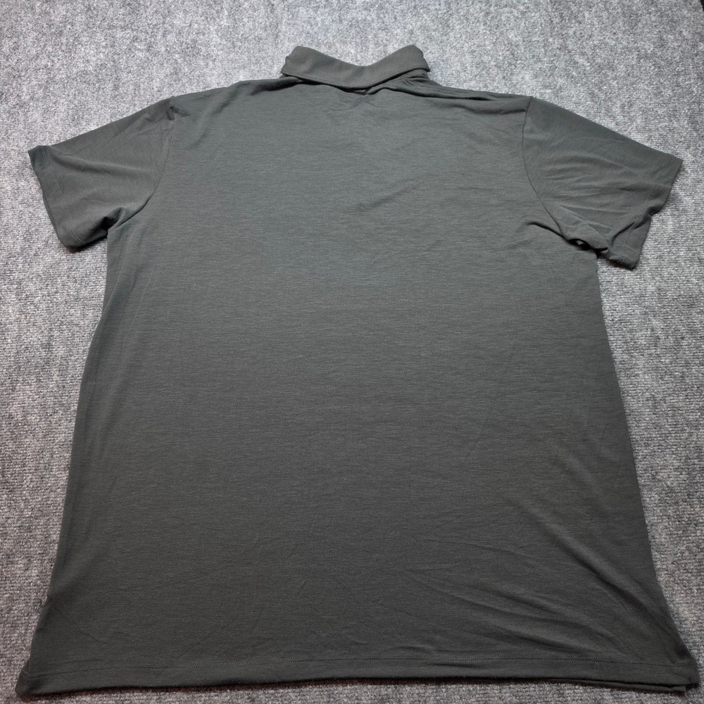 Mountain Hardwear Mens XL Gray Short Sleeve Performance Polo Shirt OM5814 - Picture 5 of 9